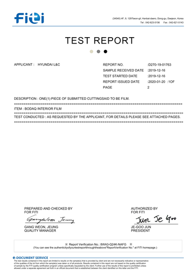 Heat Resistance Test