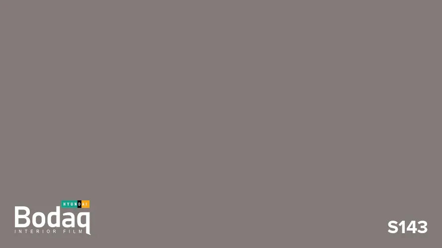 Bodaq Hyundai S143 interior film sample in solid muted gray color