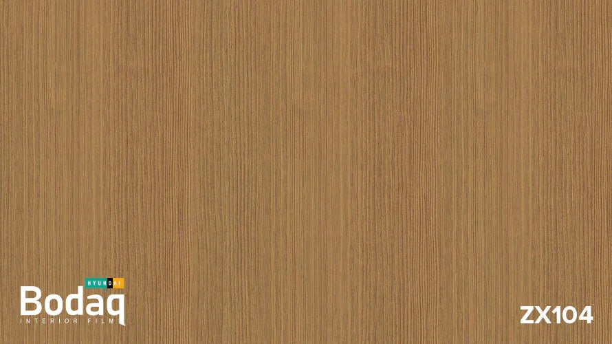 Bodaq Hyundai interior film wood grain texture pattern ZX104 in light brown shade