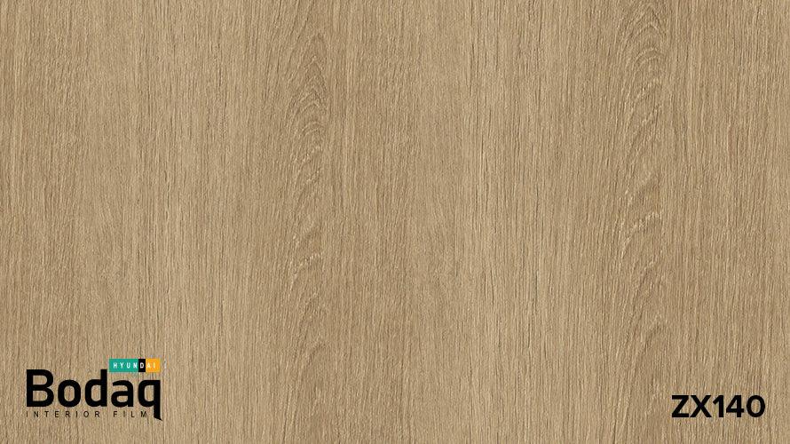 Bodaq Hyundai ZX140 light wood grain interior film texture sample