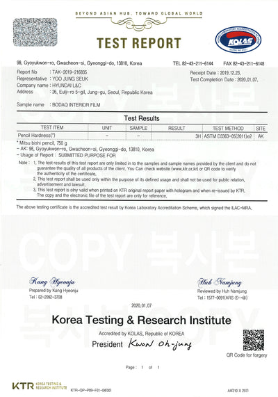 Scratch Resistance Test